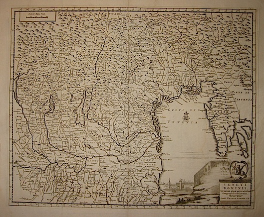 Van der Aa Pieter (1659-1733) Veneti Dominii novissima atque accuratissima Geographica delineatio 1704 Lugduni Batavorum (Leiden)